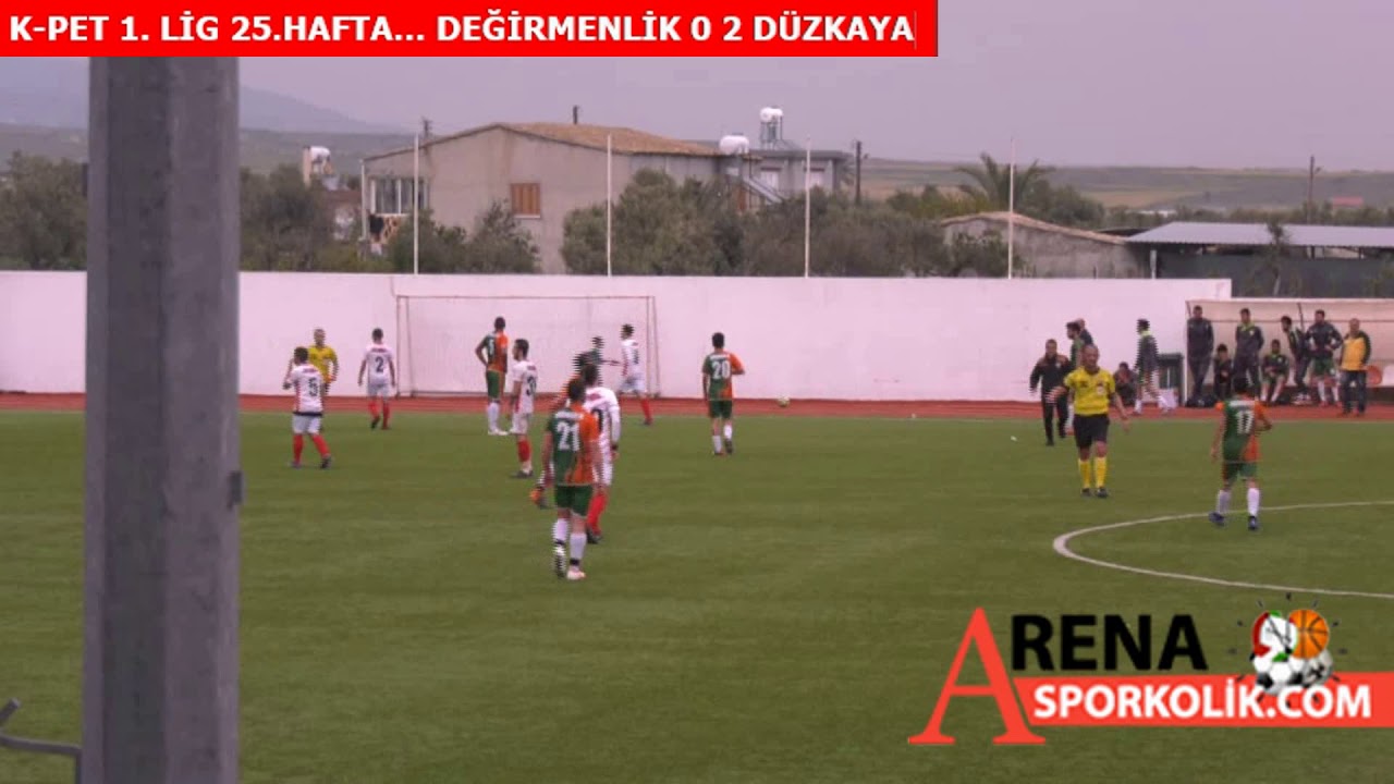 K-PET 1.LİG 25.HAFTA...DEĞİRMENLİK 0 2 DÜZKAYA