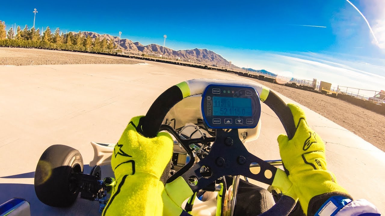 HELMET CAM | CompKart KZ Shifter @ Las Vegas Karting Club - Race Highlights