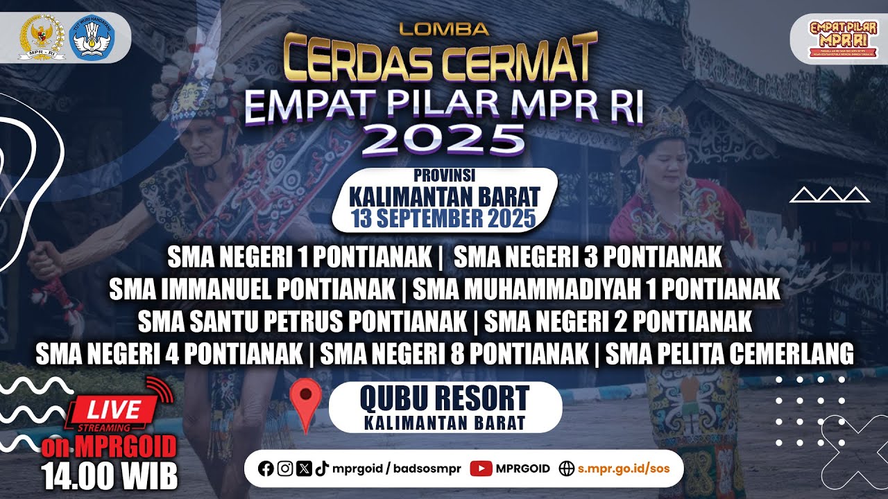 Final Lomba Cerdas Cermat Empat Pilar MPR RI 2025 - Provinsi Kalimantan Barat