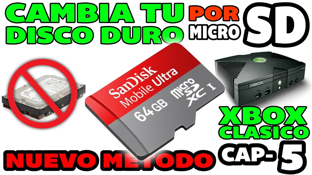 JUEGA DESDE UNA MICRO SD EN XBOX CLASICO