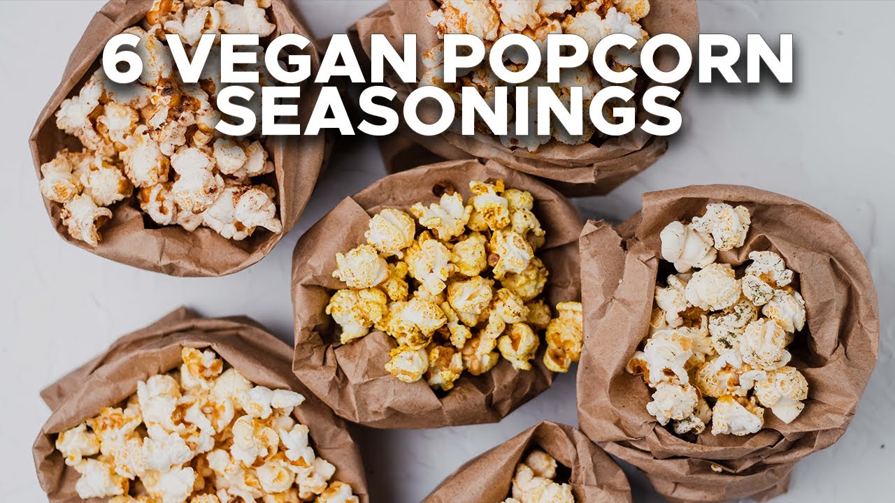 6 Easy Vegan Popcorn Seasonings | Two Market Girls