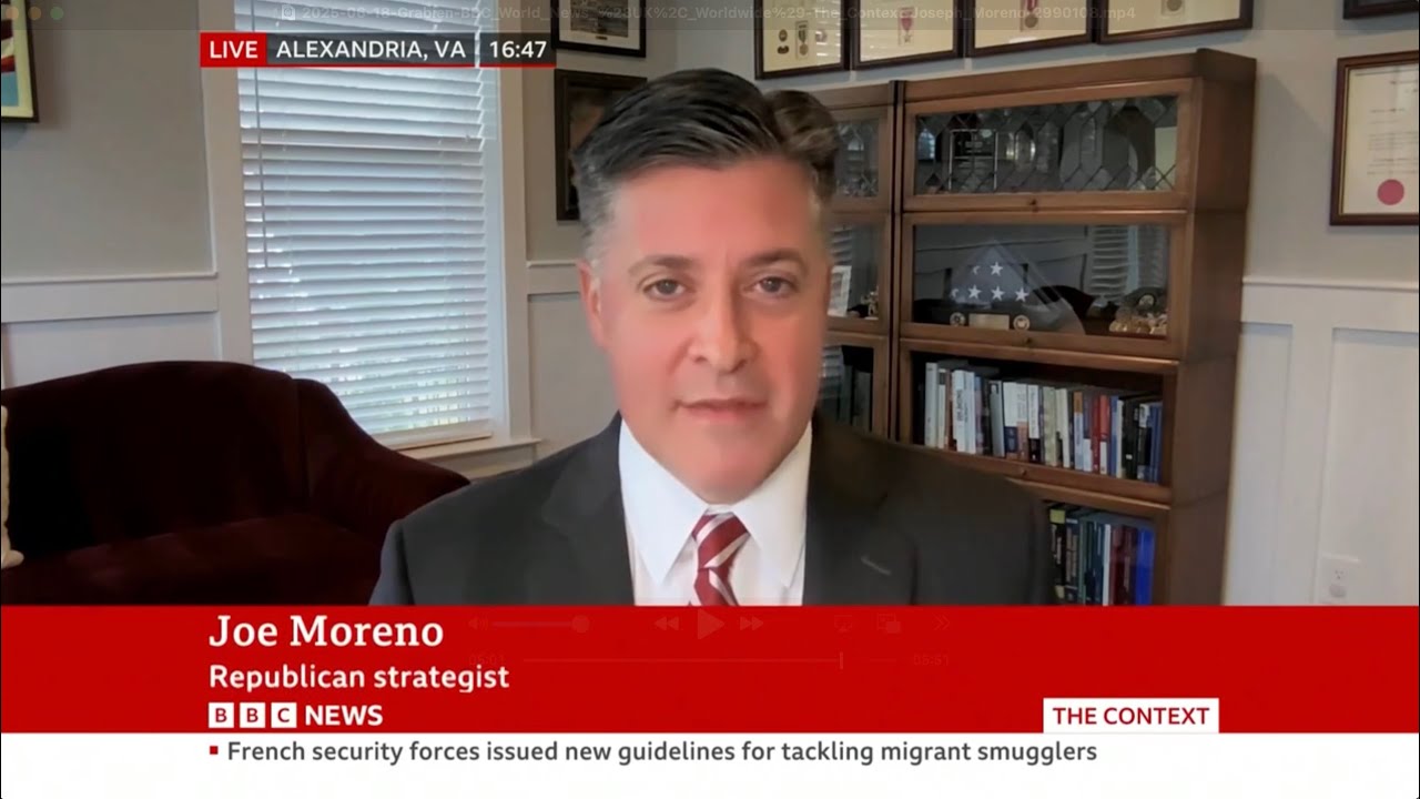 Joseph Moreno Appears on BBC News to Discuss NYC Mayor's Race (June 18 2025)