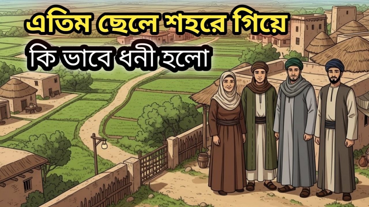 এতিম ছেলে শহরে গিয়ে কি ভাবে ধনী হলো। একটি ইসলামিক শিক্ষনীয় গল্প। #শিক্ষণীয়গল্প#islamicdawah#allah