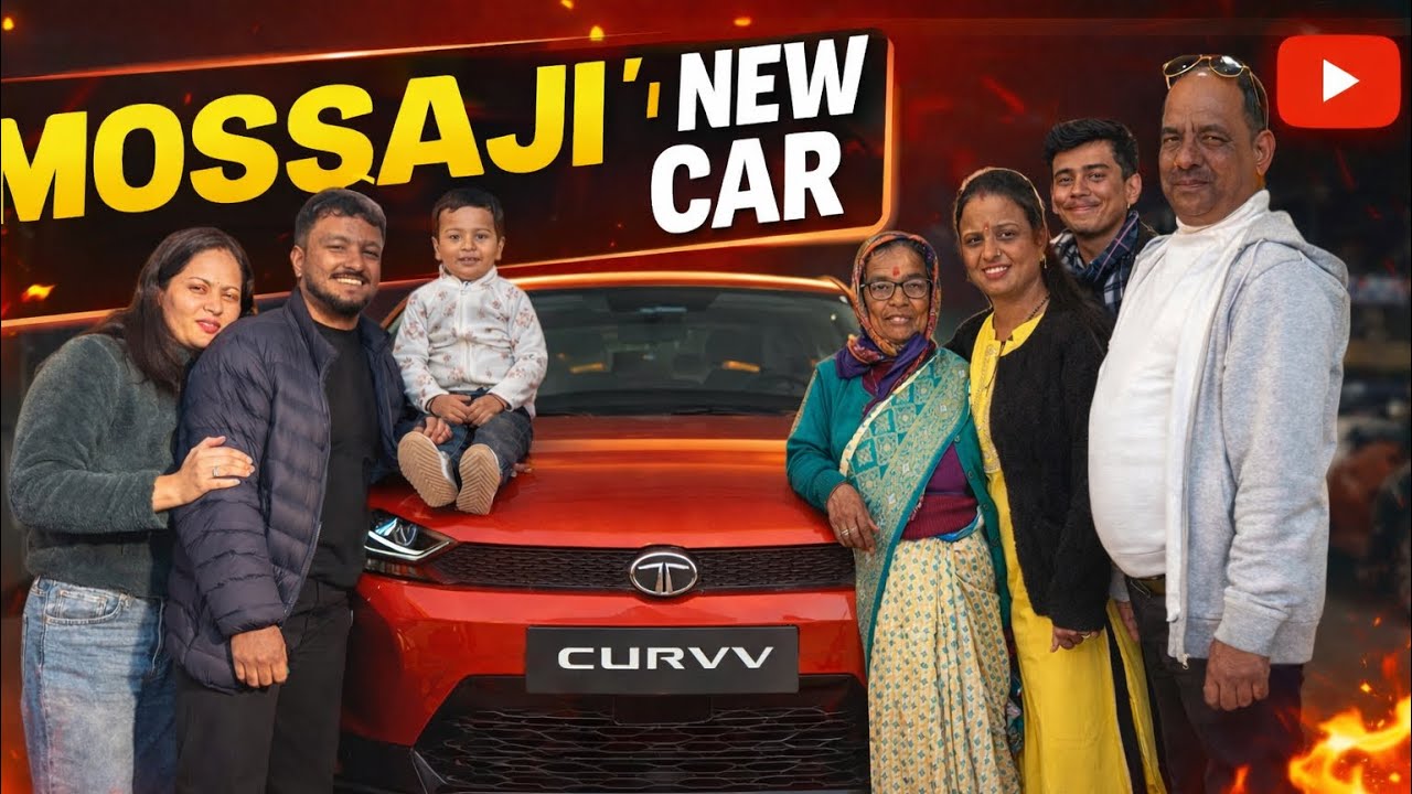 New car, New Beginnings | Mossa Ji aur Mossi ko Nayi Car Lene Par Hardik Badhaiyan | Tata Curvv
