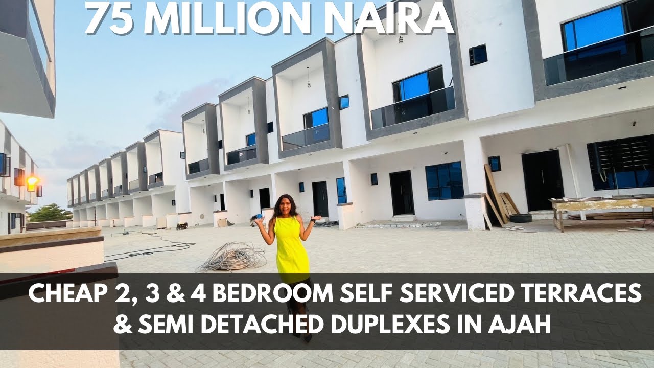 Most affordable  self serviced 2, 3, 4 bedroom terraces & duplexes in Abraham adesanya, ajah, Lekki