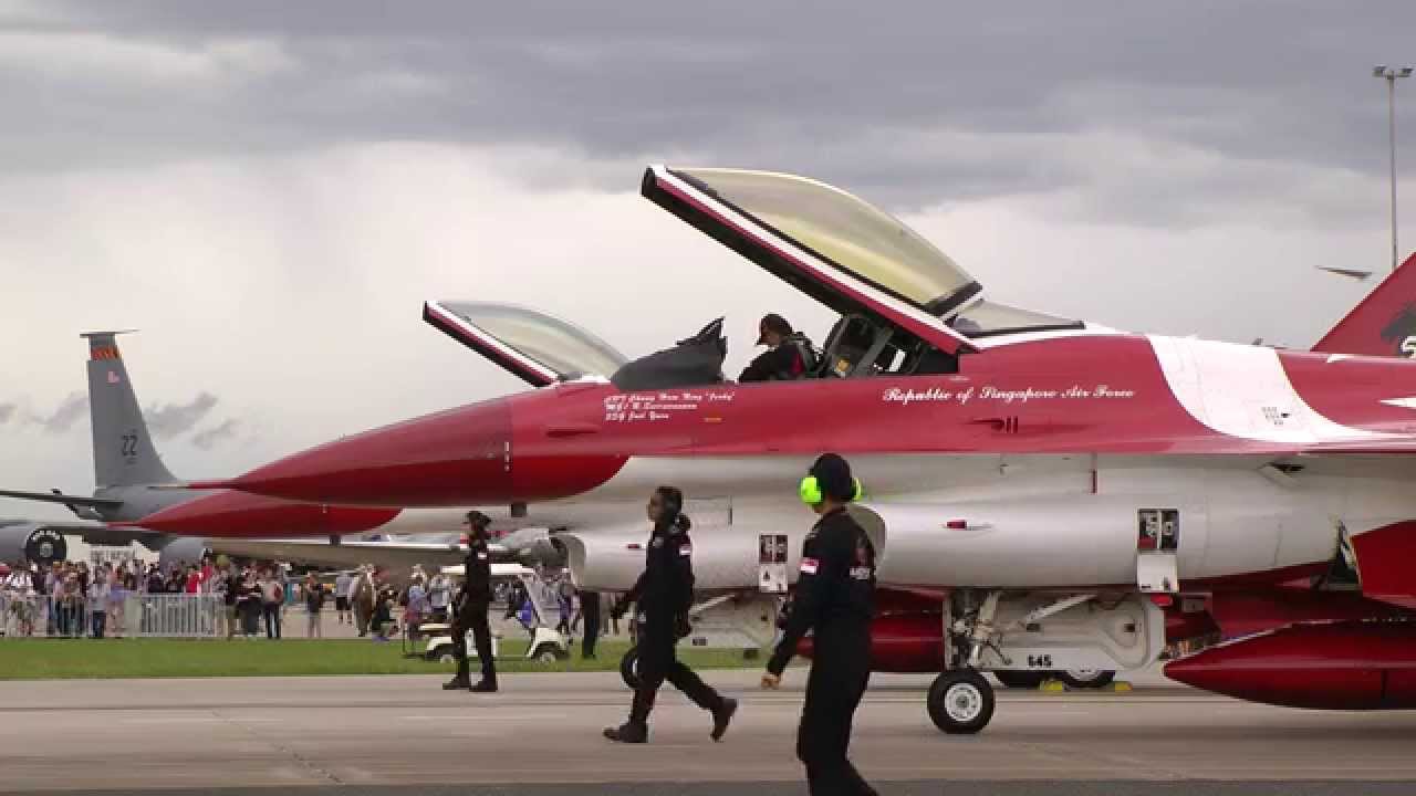 Singapore RSAF F-16 Start Up Ceromony