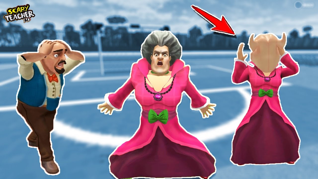 TAVUK OLDU ve DONDU - SCARY TEACHER KAFAYI YEDİ 😱 Scary Teacher 3D Prankster