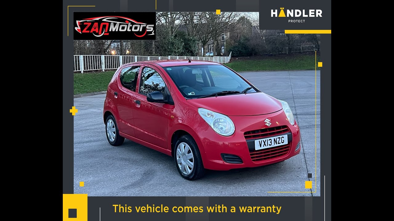 Suzuki Alto 1.0 12V SZ Hatchback 5dr Petrol Manual Euro 5 (68 ps)