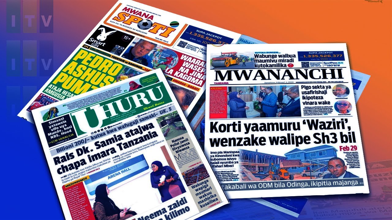 🔴MAGAZETINI:PIGO SEKTA YA USAFIRISHAJI IKIPOTEZA VINARA WAKE,  FEBRUARI 04, 2026