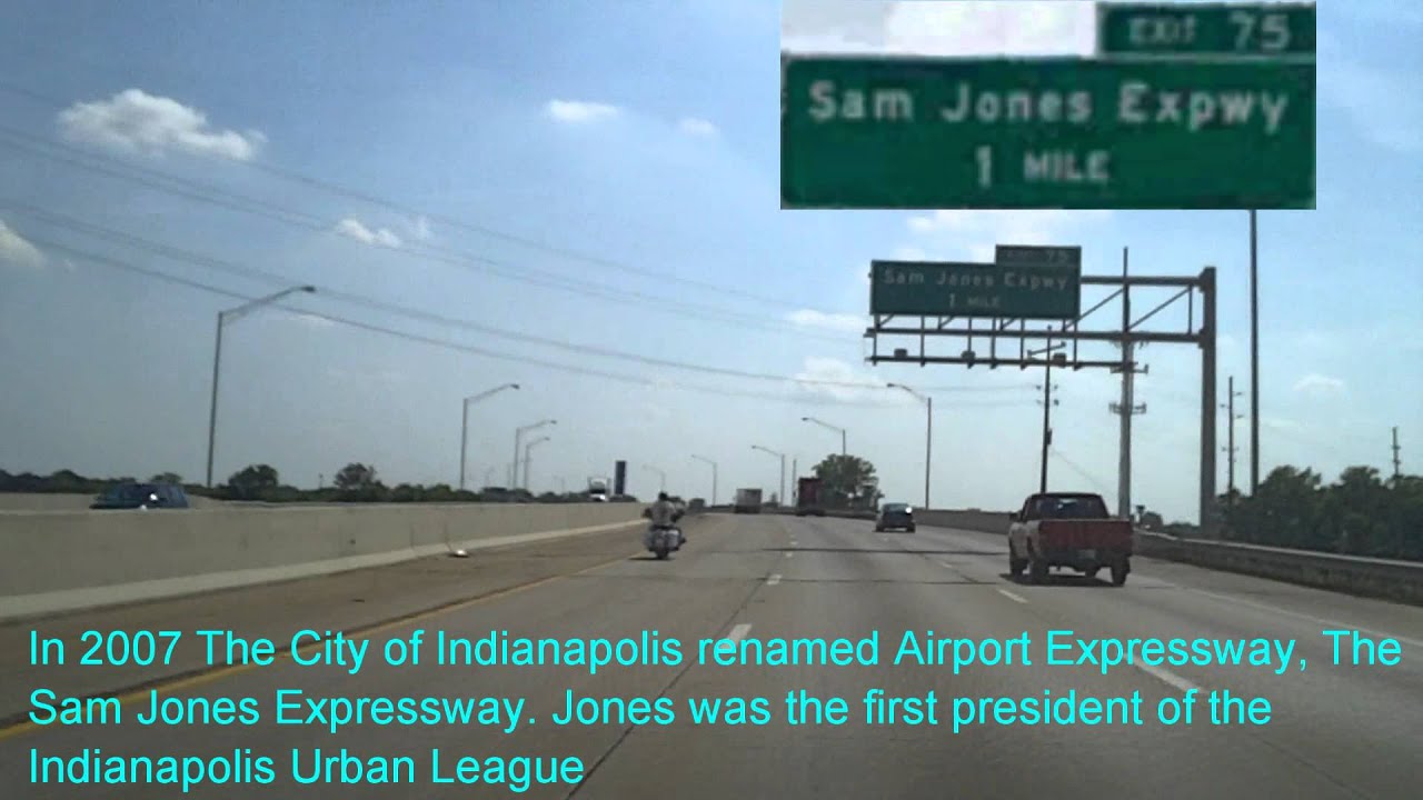 Driving I-70 in Indianapolis