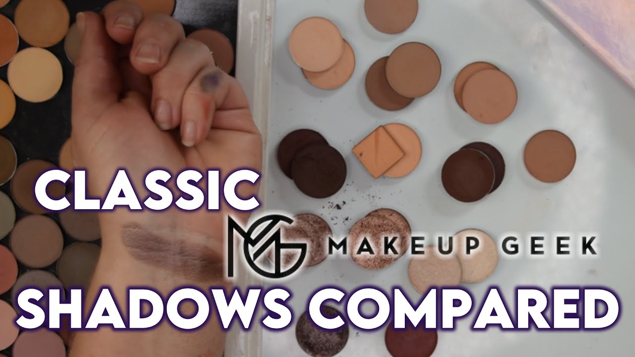 Makeup Geek Shadows Compared | Sydney Grace Single Eyeshadows