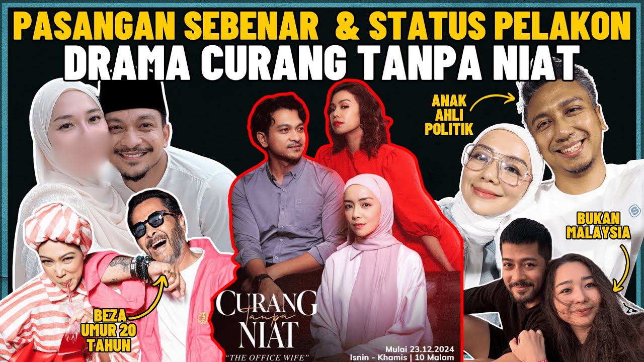 Pasangan Sebenar Pelakon Drama Curang Tanpa Niat (Suami Sharifah Sakinah)
