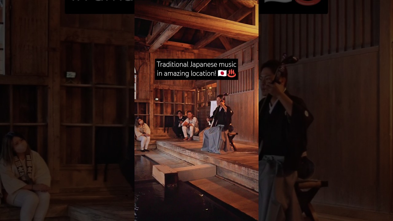 TRADITIONAL JAPANESE MUSIC IN AMAZING LOCATION 😍🇯🇵 