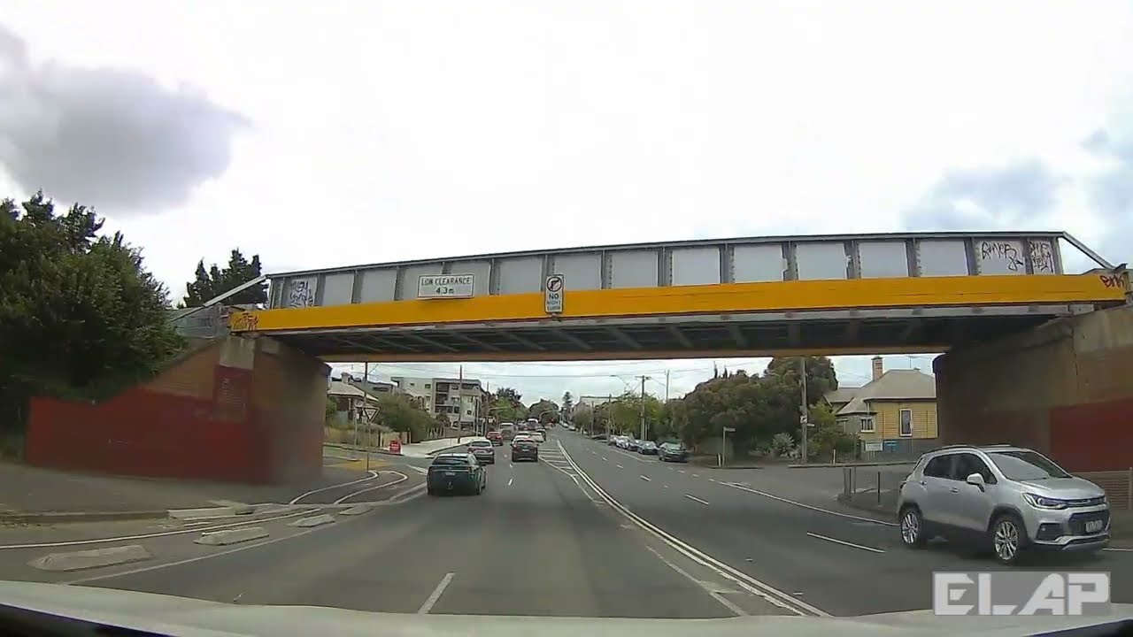 4K DASH CAM AUSTRALIA, VICTORIA. Driving through GEELONG