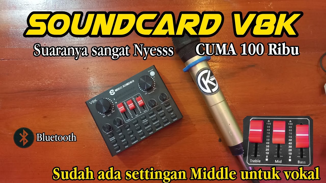 REVIEW SOUNDCARD V8K TERBARU