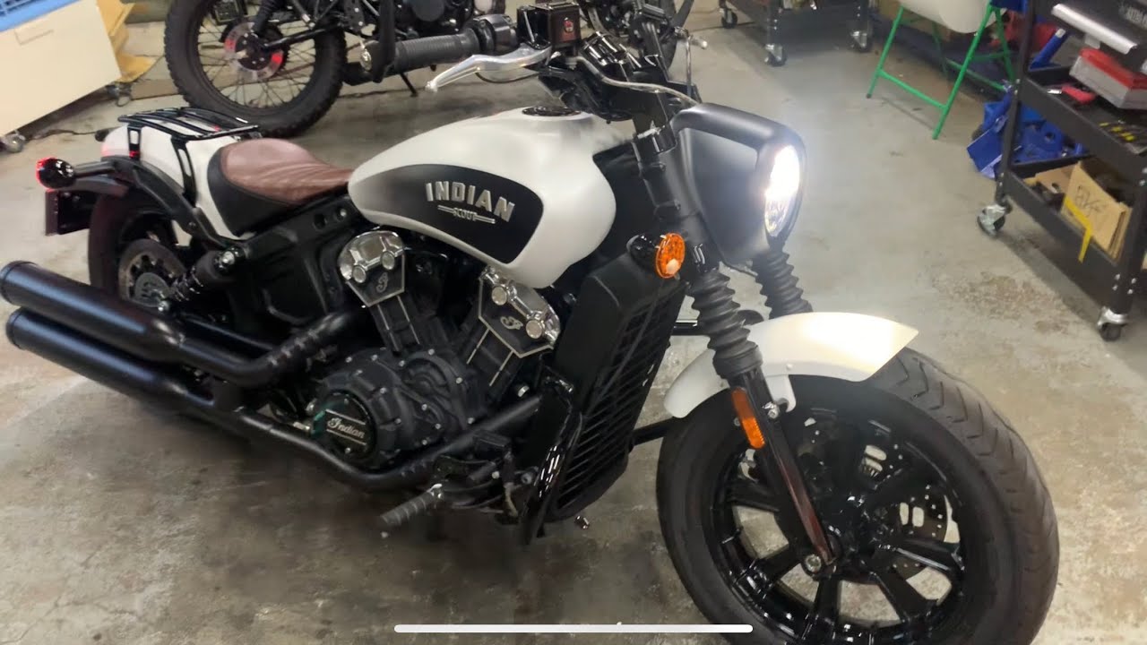 INDIAN Scout Bobber(1133cc) sound check and specs.