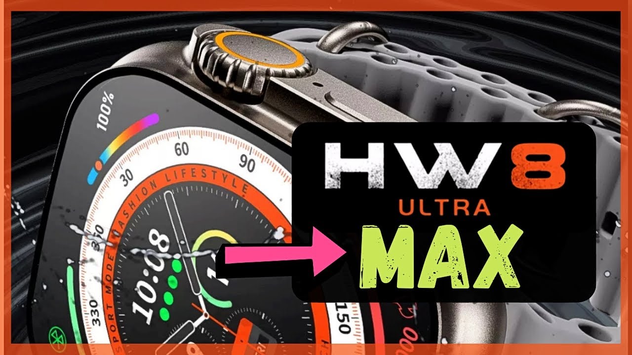 HW8 ULTRA MAX - Unboxing e Reviews do LANÇAMENTO - Smartwatch CÓPIA PERFEITA DO APPLE WATCH ULTRA !!