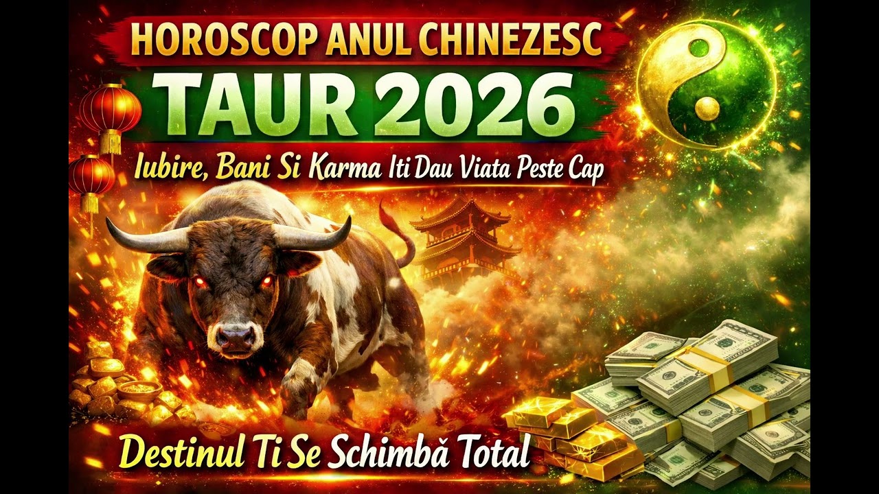 ♉HOROSCOP ANUL CHINEZESC TAUR 2026-Iubire, Bani Si Karma Iti Dau Viata Peste Cap-Destinul Se Schimba