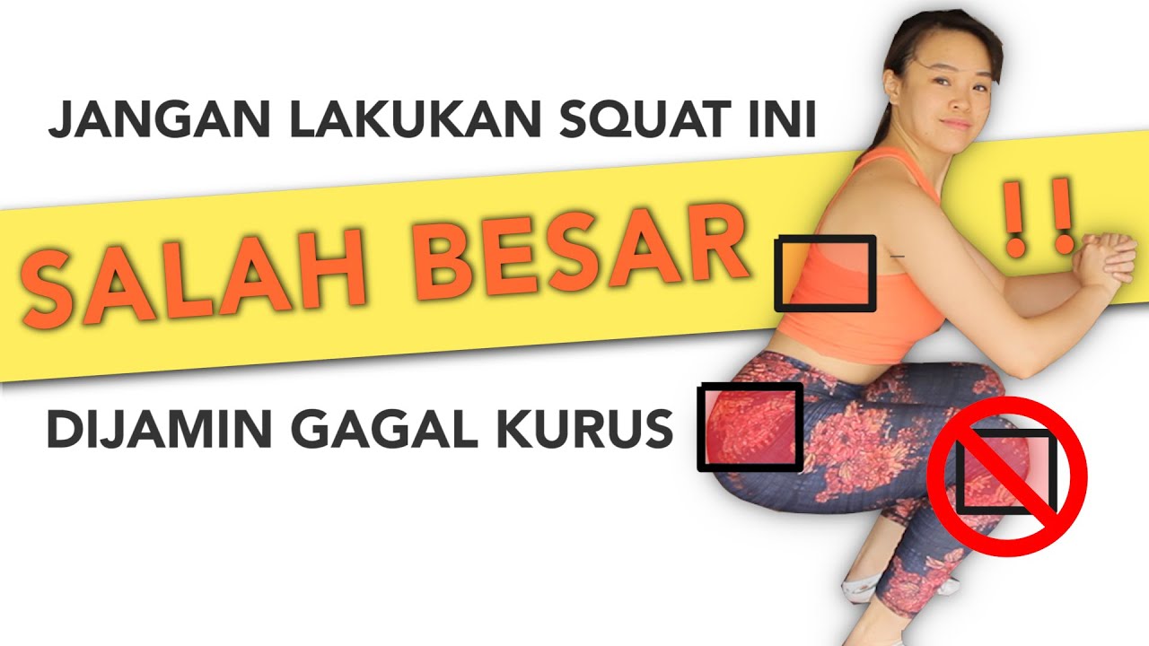 3 KESALAHAN SQUAT INI BIKIN PAHA GEDE + GAGAL LANGSING