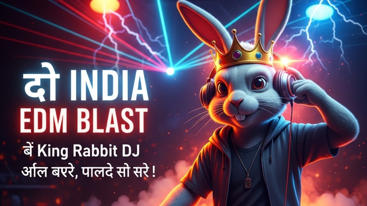 🔥 INDIA EDM BLAST ⚡ King Rabbit DJ | अभी सुनो, पार्टी शुरू करो!
