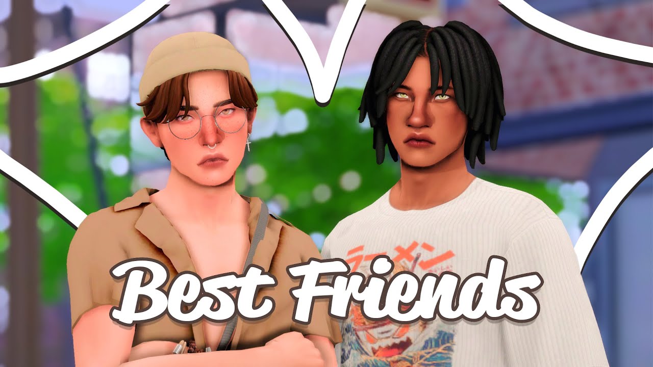 best friends 🐸 + cc list | sims 4: create a sim