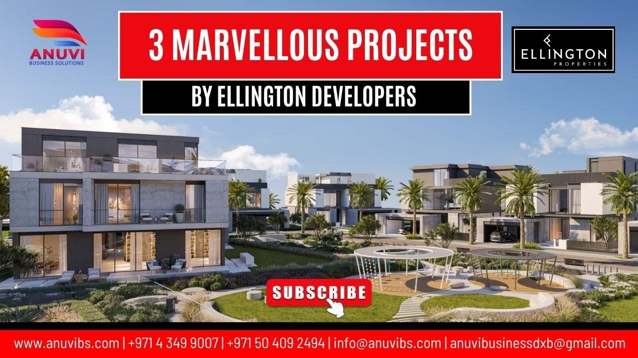 🏙️ 3 потрясающих проекта от Ellington Properties в Дубае, которые вы должны увидеть! 🌟