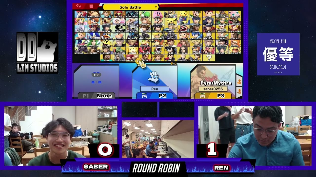 【大亂鬥】202511 SUBG RoundRobin循環賽 Saber VS Ren