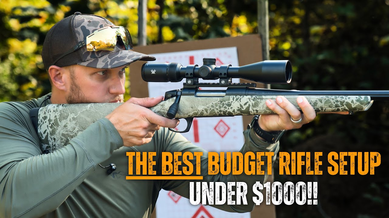 BEST Budget Rifle Setup Under $1000 | CVA Cascade XT 350 Legend
