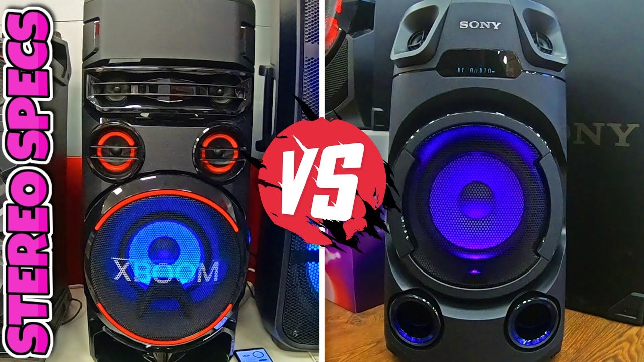 Sony MHC V13D vs LG XBOOM RN7🤑 Bass BLAST Test📣Amazing High Power Ultimate Speakers🤑