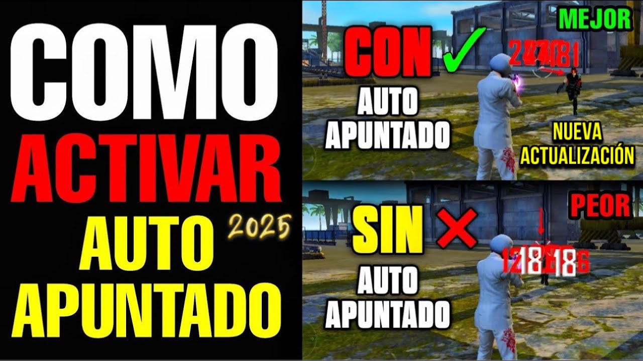 🤔COMO ACTIVAR EL AUTO APUNTADO EN LA NUEVA ACTUALIZACIÓN DE FREE FIRE EN TODOS LOS DISPOSITIVOS 🔥