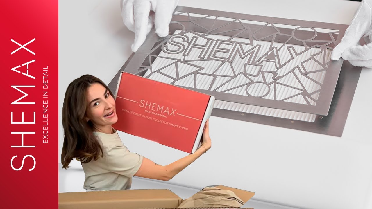 SheMax Smart V-PRO&ndash;professional built-in dust collector for manicure WILL SHOW YOU HOW TO INSTALL IT