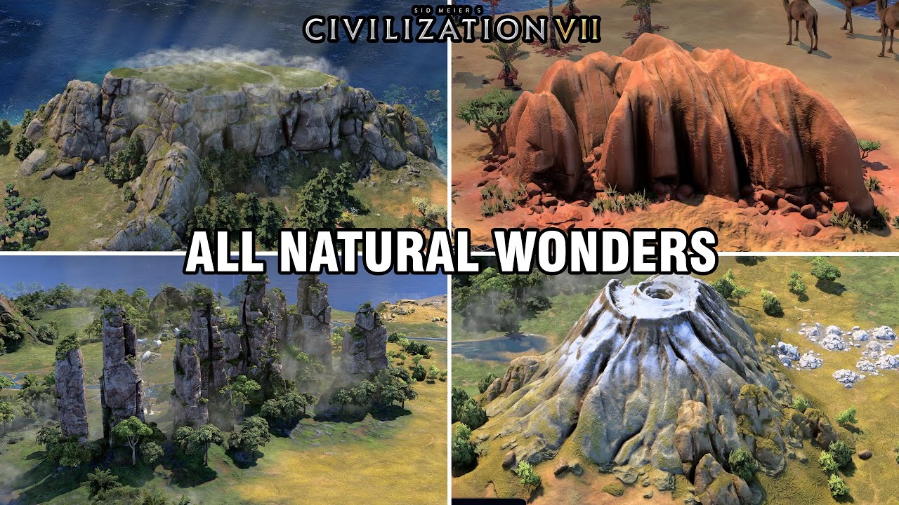 CIVILIZATION 7 ALL NATURAL WONDERS SHOWCASE (4K)