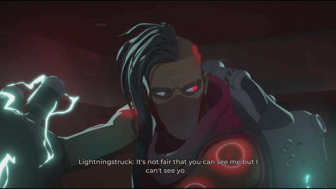 Dispatch - Robert persuades and assists Invisigal in defeating Lightningstruck