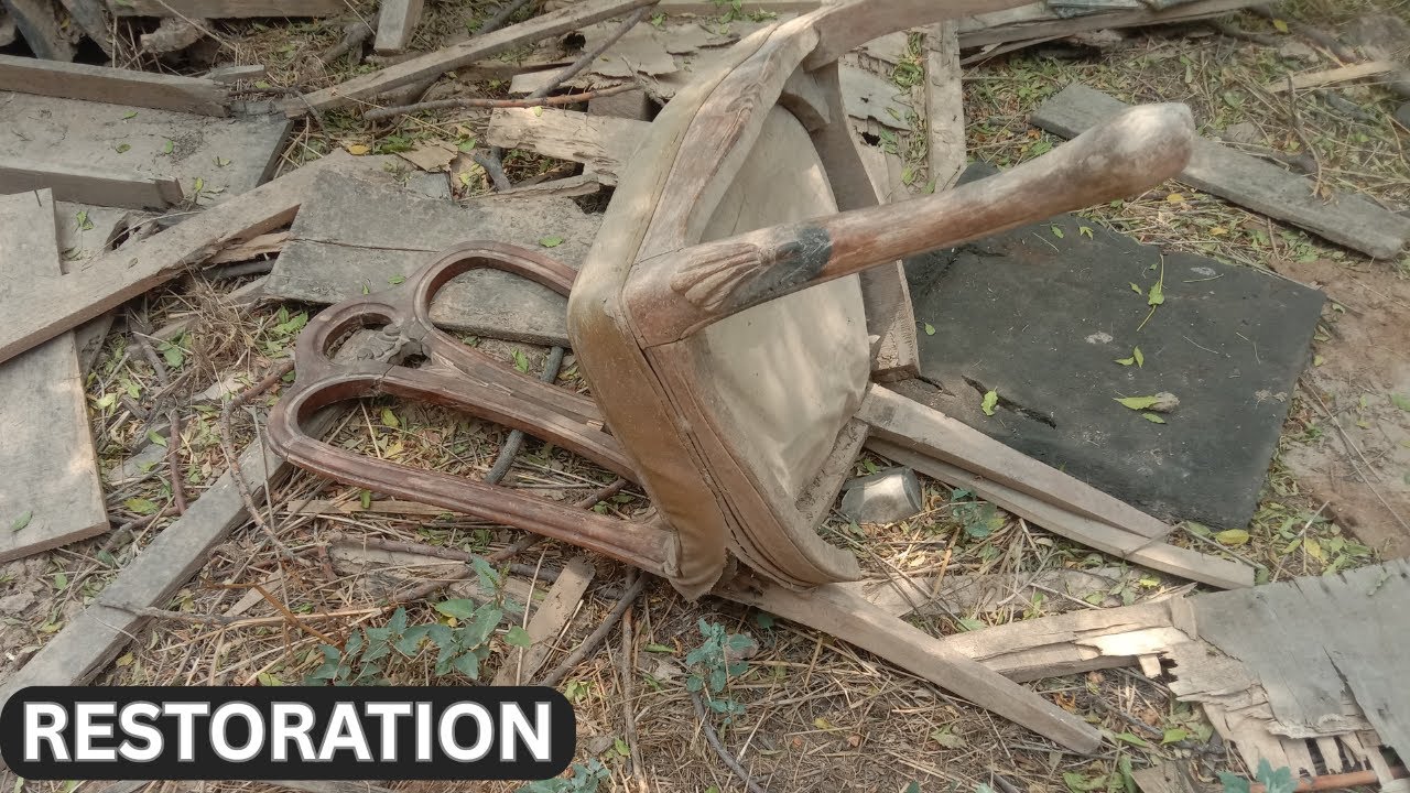 TRASH TO TREASURE || CHAIR RESTORATION || FURNITURE RESTORATION