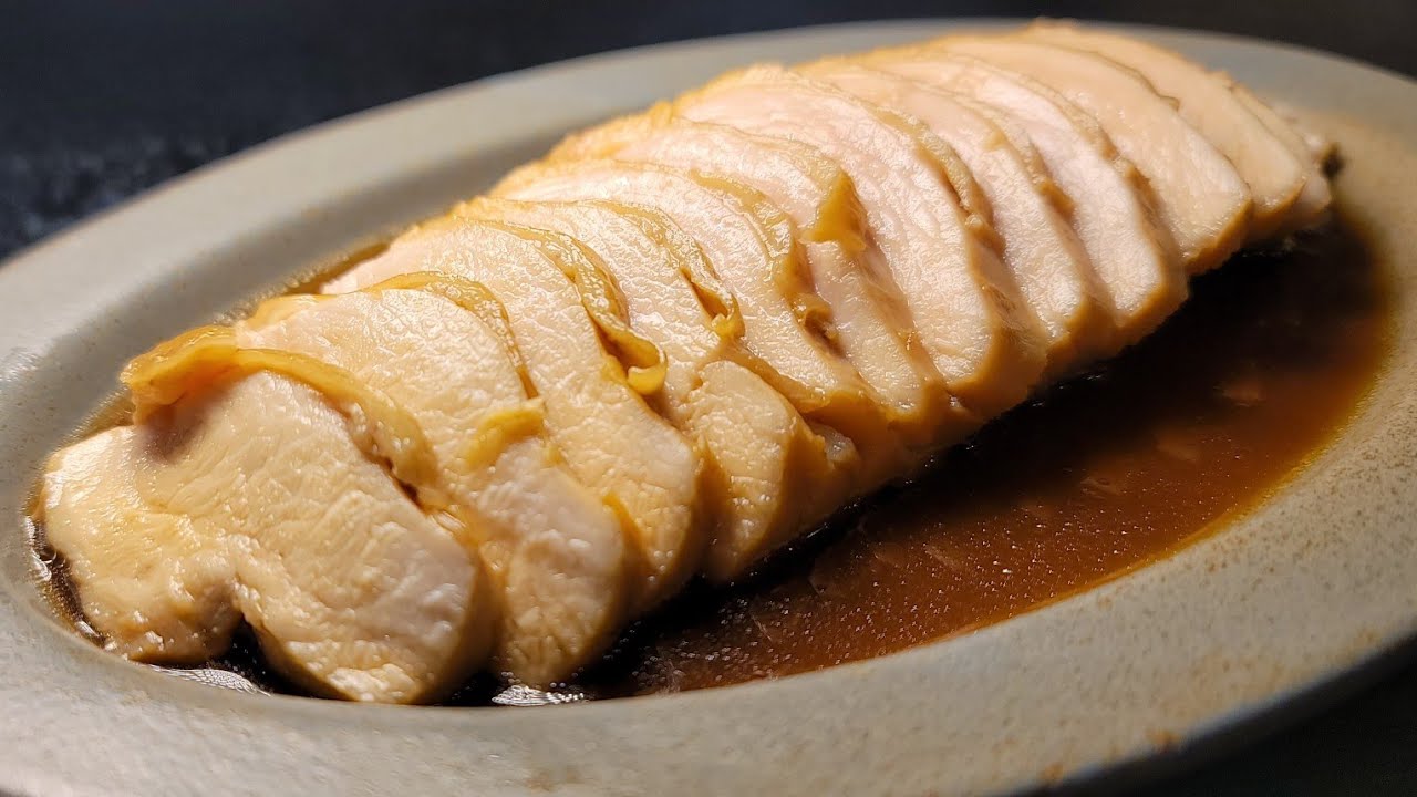 レンジで鶏むね肉が想像を絶するウマさになります。激柔鶏むねチャーシュー
