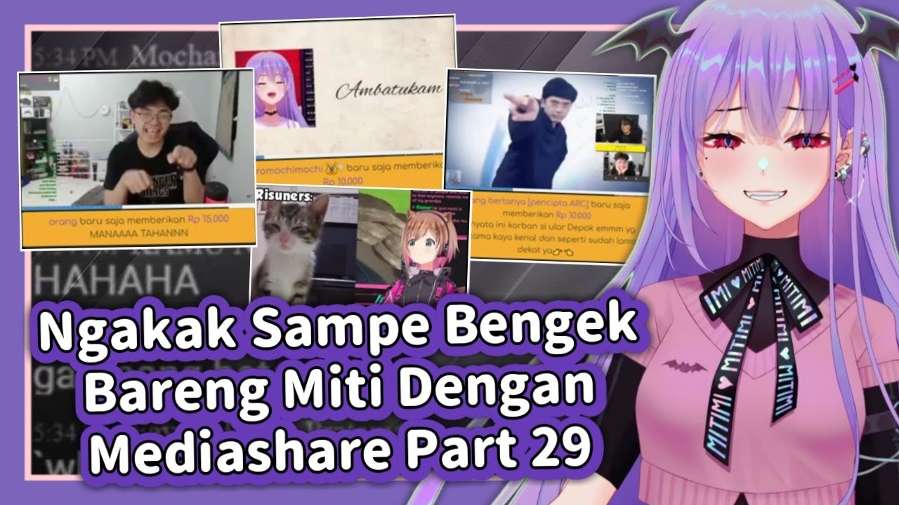 Ngakak bareng Miti dengan Mediashare Part 29 | 【 Clip Mythia Batford 『 Vtuber Indie 』 】