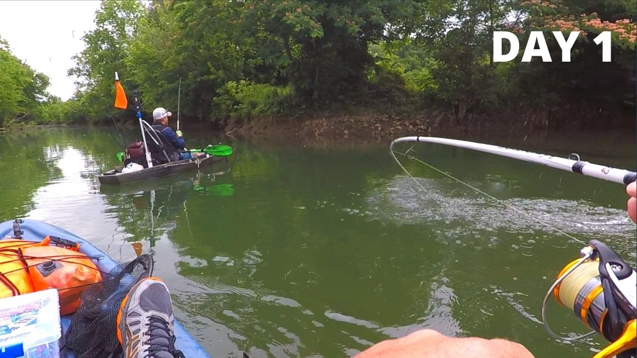 Kayak Overnight trip for BIG River Bass - Tennessee
