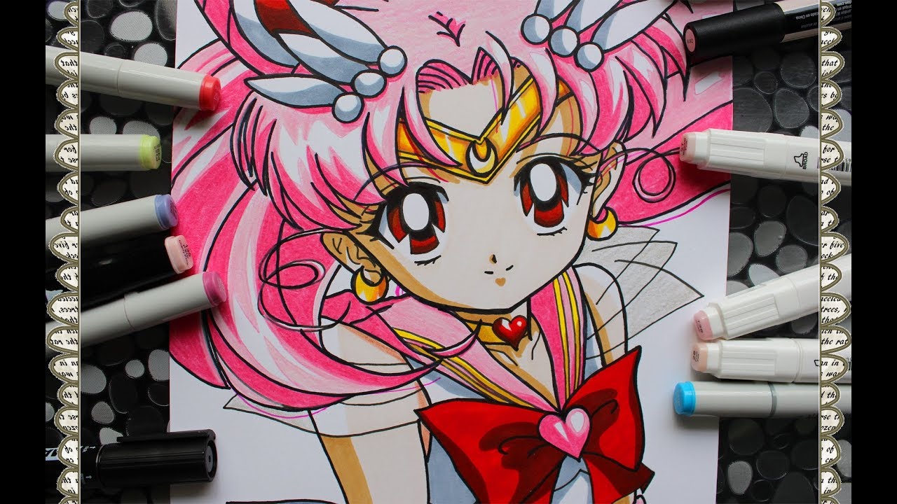 Cómo Dibujar a Sailor Chibi Moon How To Draw Sailor Moon Super S speed Draw | CarlosNaranjoTV