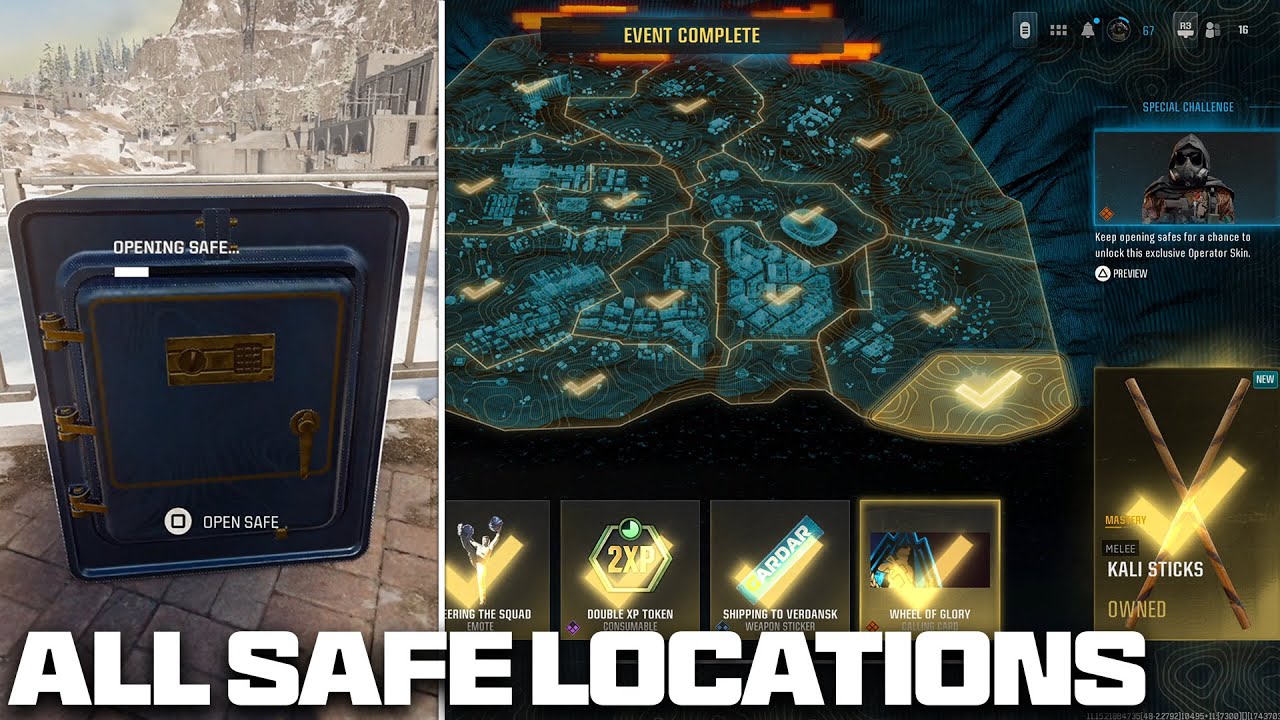 HOW TO COMPLETE RETURN TO VERDANSK EVENT FAST & EASY! (ALL SAFE LOCATIONS) - Black Ops 6 Season 3