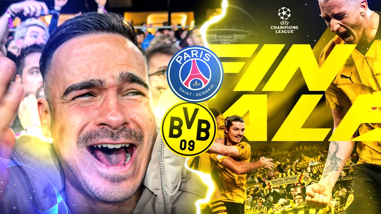 OMG!! WIR SIND IM FINALE !! 🔥😱 PARIS vs BVB - UCL Stadionvlog