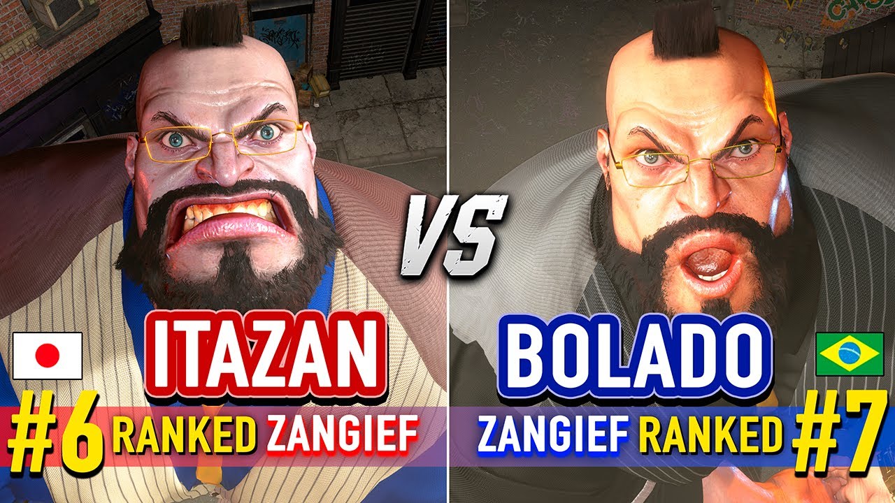 SF6 🔥 ITAZAN (#6 Ranked Zangief) vs ZANGIEF BOLADO (#7 Ranked Zangief) 🔥 SF6 High Level Gameplay