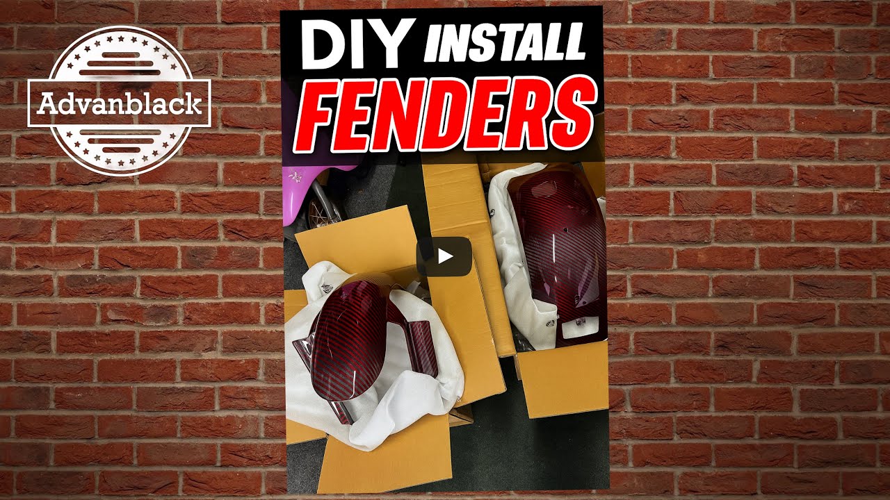 Installing Carbon Fiber Fender from @Advanblack on my Low Rider S 