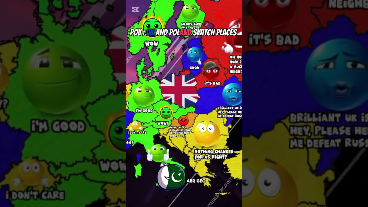 POV : UK and Poland 🇬🇧🇵🇱 switch places 