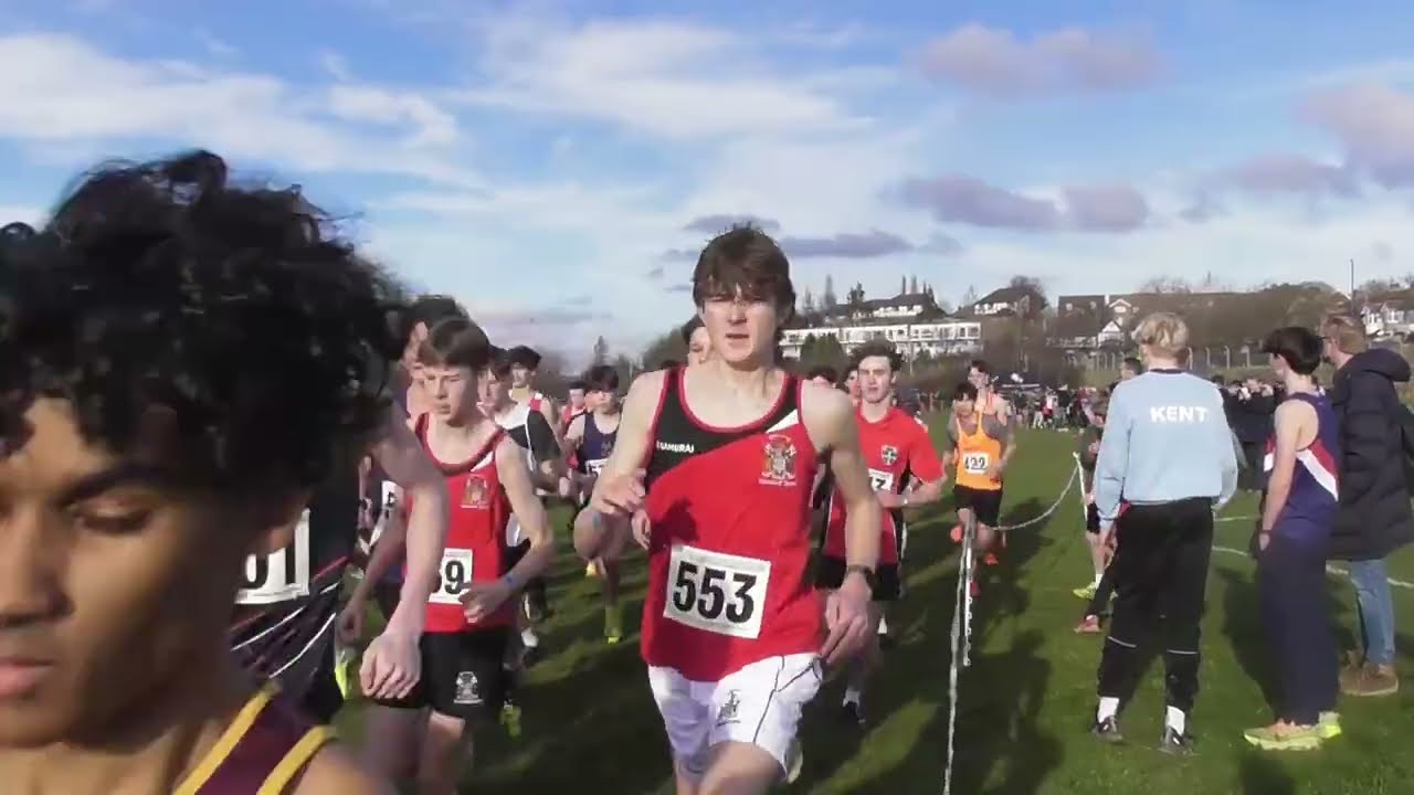 Inter Boys Kent Schools Cross Country Championships at Dartford 17th January 2026
