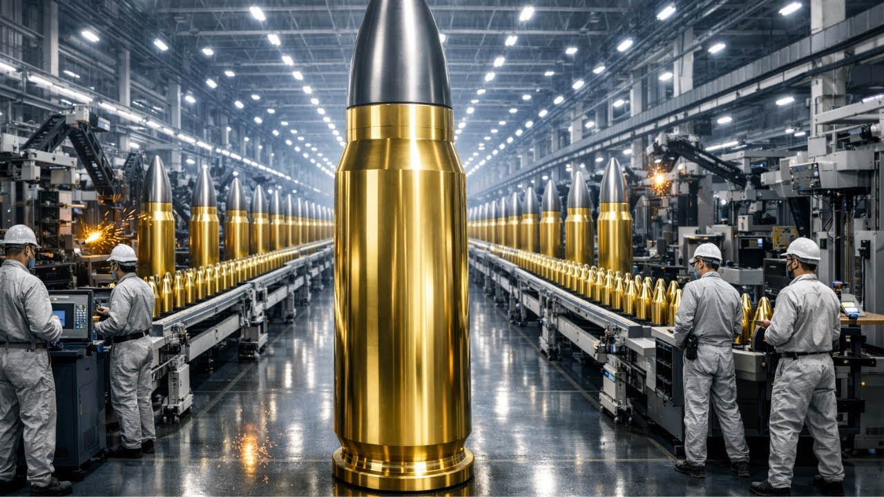 Inside the  .50 Cal Ammunition Factory: How the World’s Most Powerful Bullets Are Made