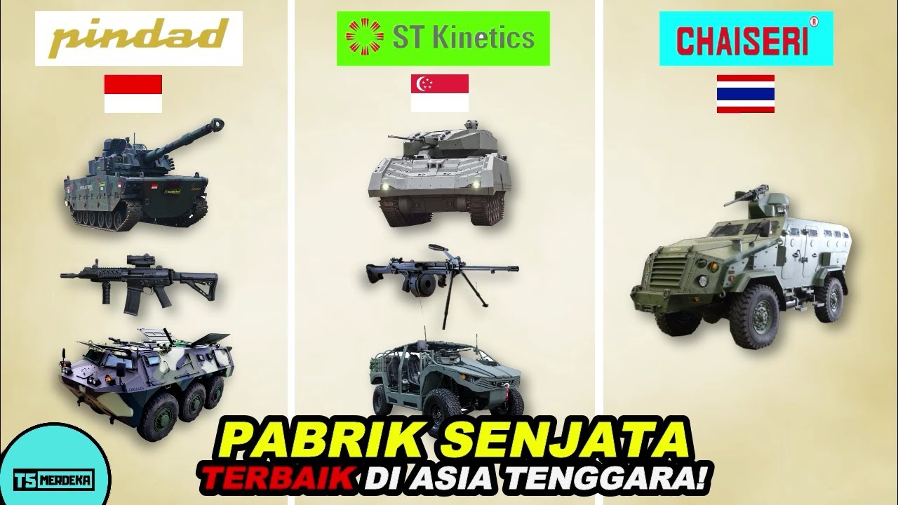 INI DIA! 5 Perusahaan Pembuat Alutsista Basis Darat Terbaik Asal Asia Tenggara !!