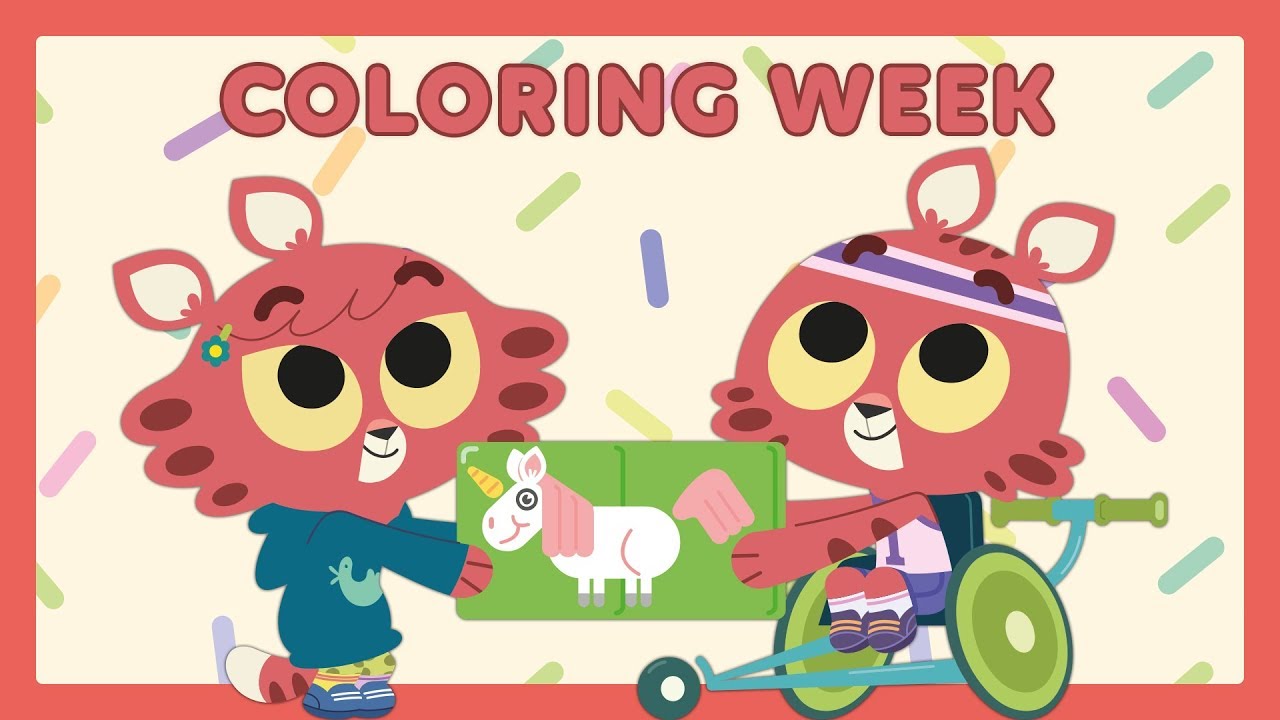 🌈 COLORING WEEK 🌈 Learn and Play with Paprika Twins | Collection for Kids