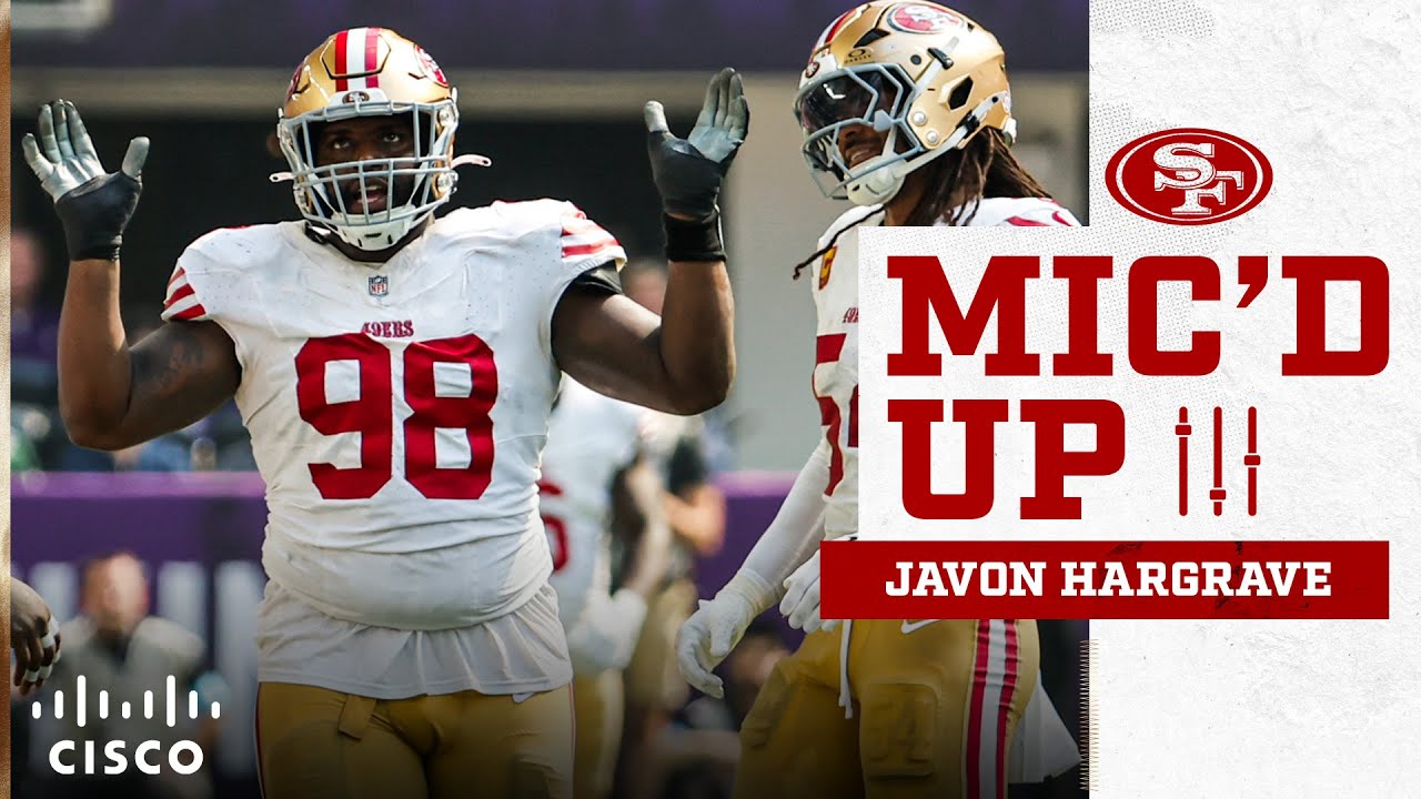 Mic'd Up: Javon Hargrave Battles Through the Vikings | 49ers