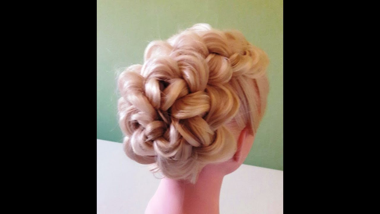 Treccia a forma di Rosa- Come fare una acconciatura a forma di un  fiore
