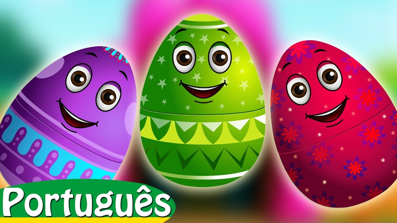 Cinco Macaquinhos (Five Little Monkeys) | Ovos de Surpresa Brinquedos | ChuChu TV Surpresa